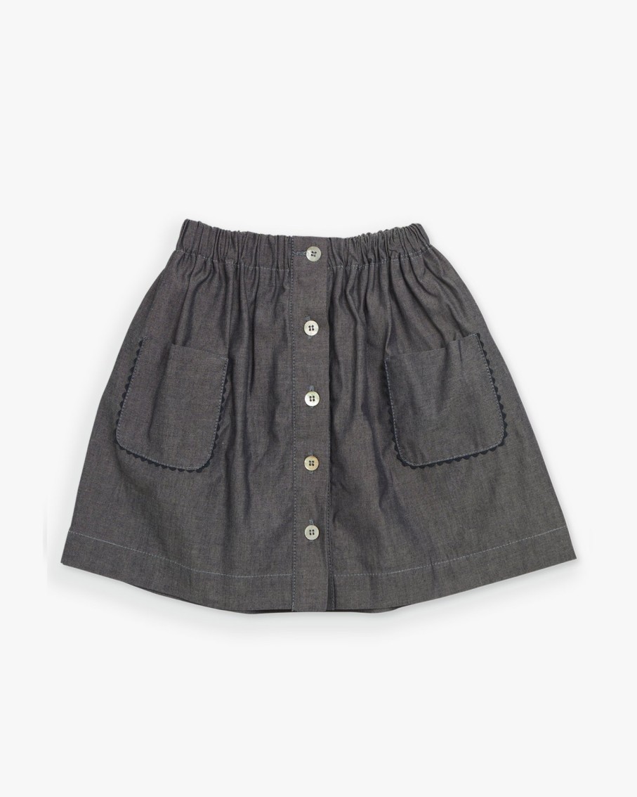 GIRL Amaia Kids | Juliette Skirt Chambray