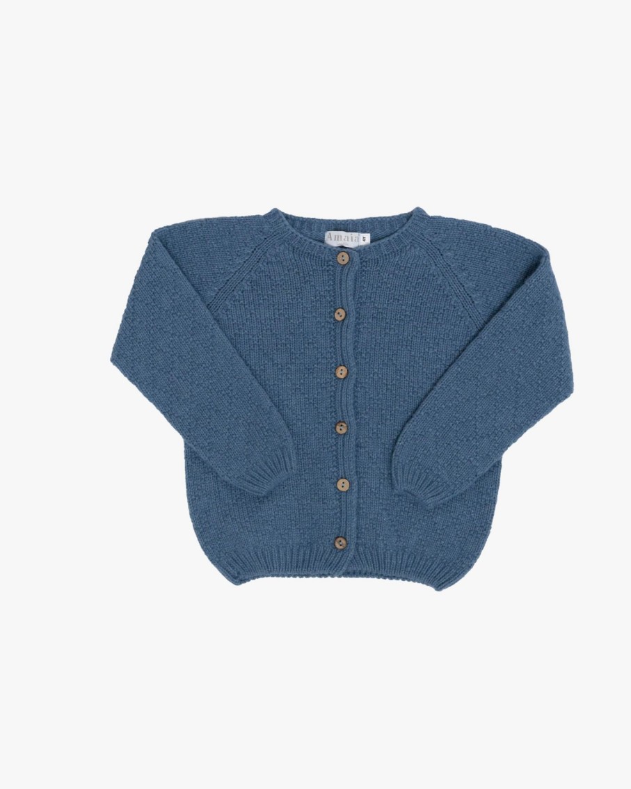 GIRL Amaia Kids | Cecile Cardigan Blue