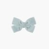 Accessories Amaia Kids | Medium Velvet Hairbow Grey