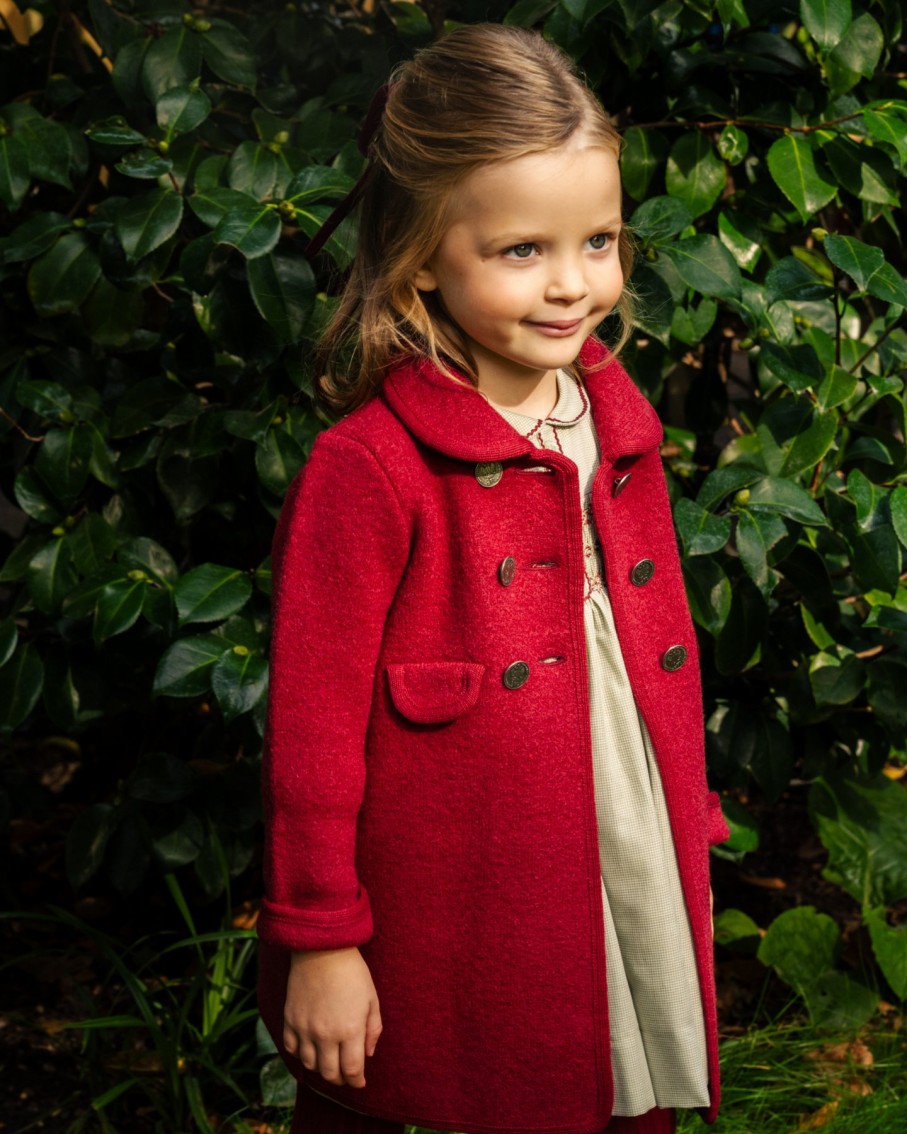 GIRL Amaia Kids | Razorbil Coat Burgundy