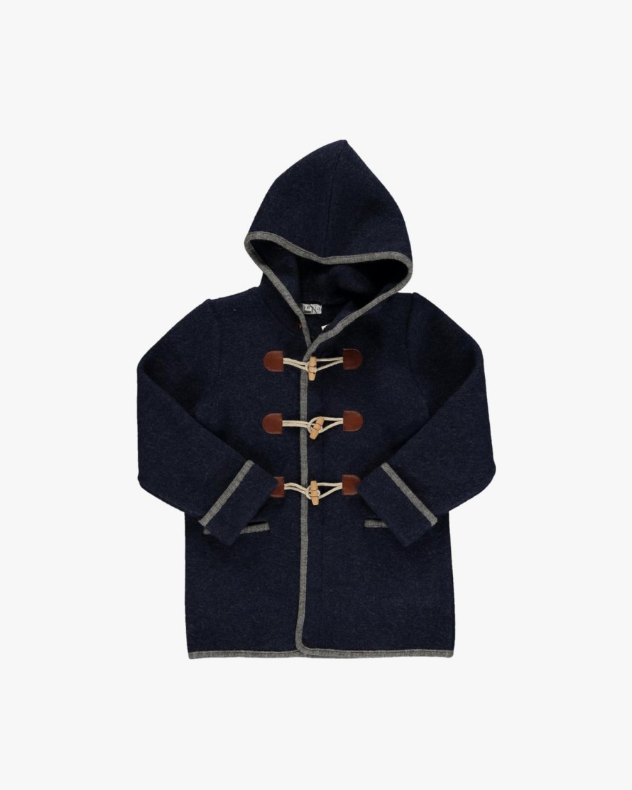 BOY Amaia Kids | Hooded Duffle Coat Navy