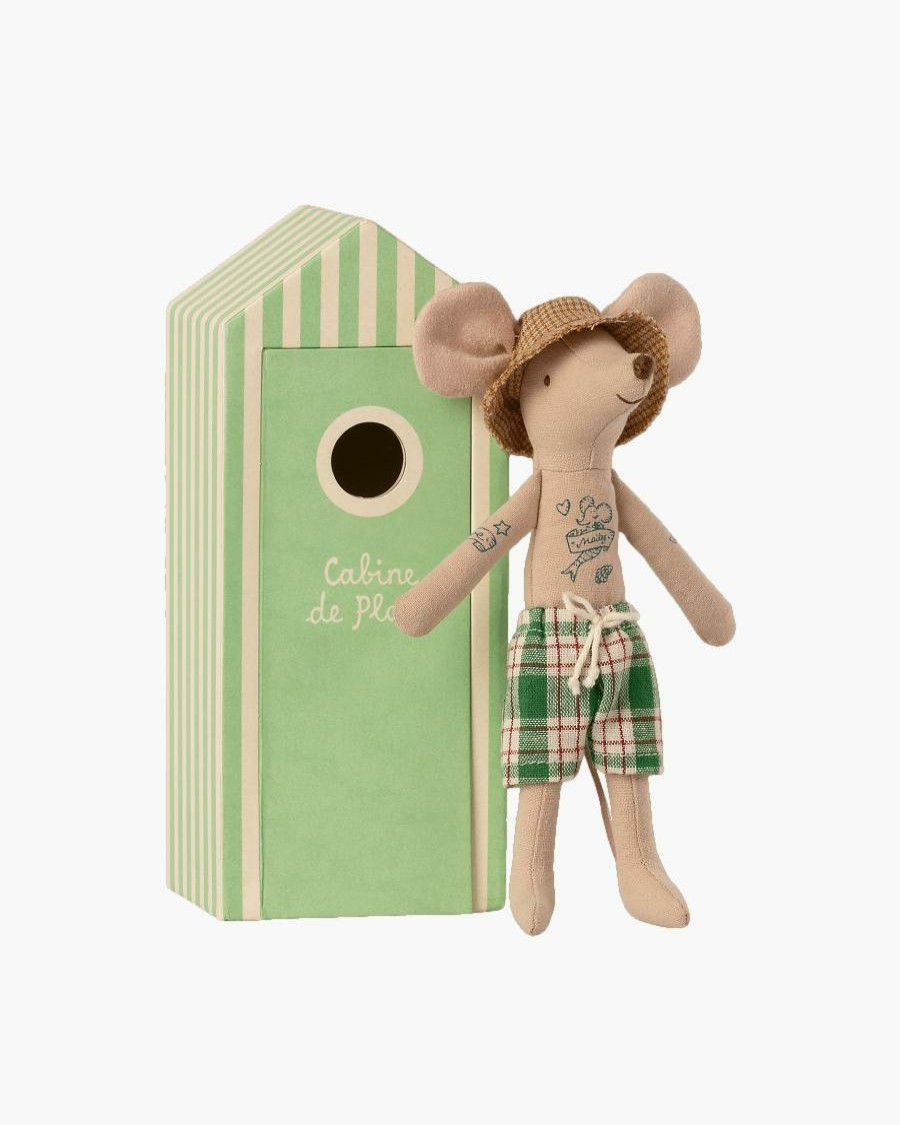 NEWBORN Amaia Kids | Beach Mice. Dad In Cabin De Plage