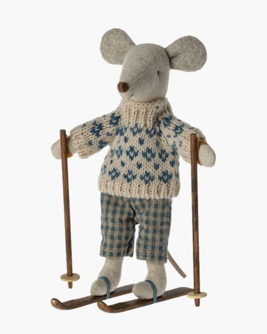 NEWBORN Amaia Kids | Winter Mouse With Ski Set, Dad