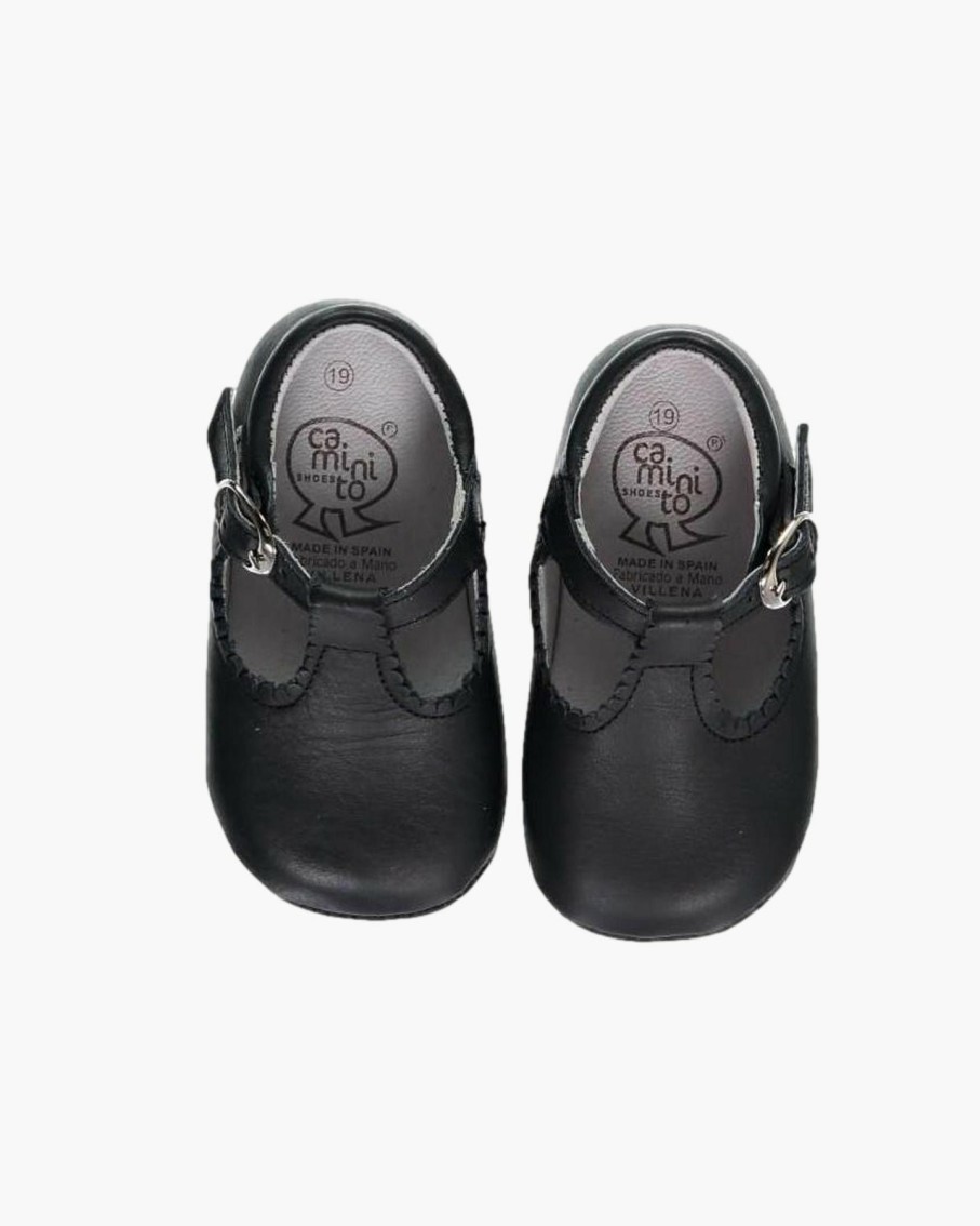 Accessories Amaia Kids | Baby Boy Pram T-Bar Shoes Navy