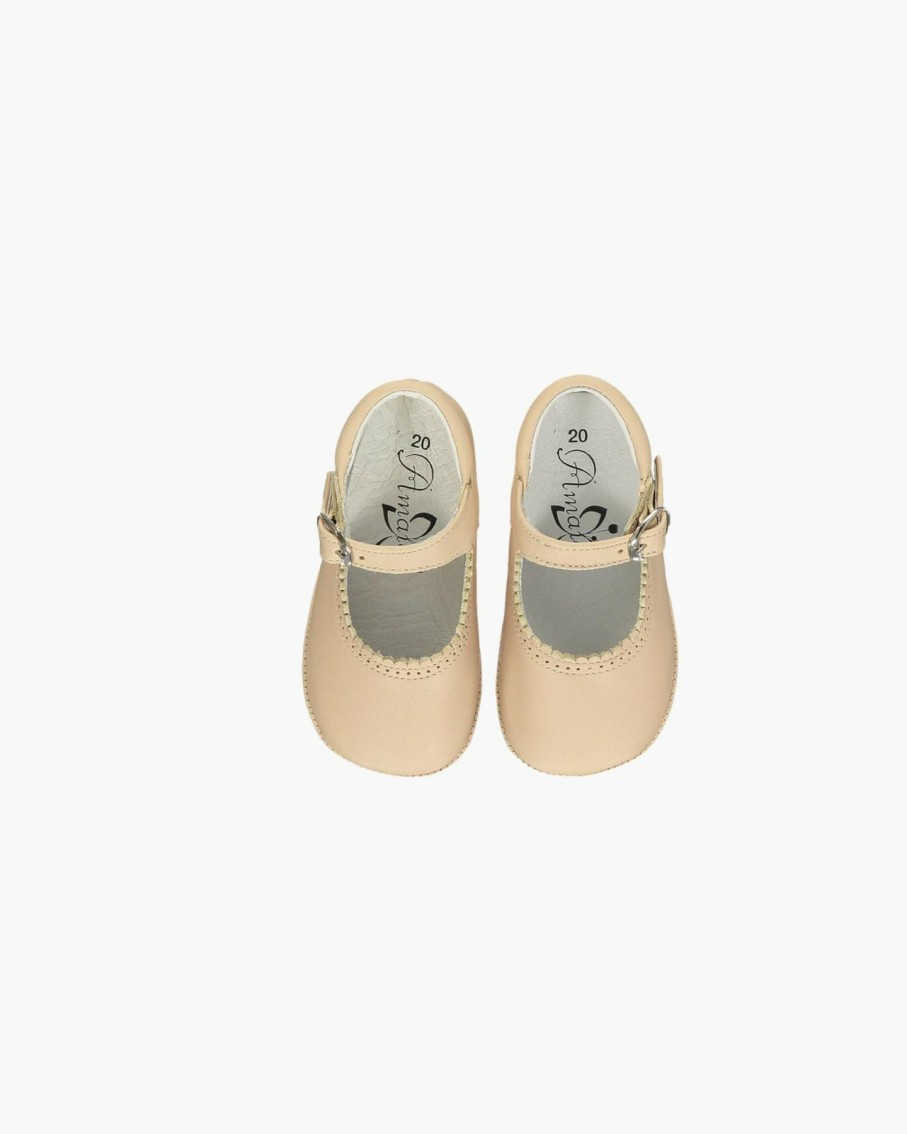 Accessories Amaia Kids | Baby Girl Pram Shoes Nude