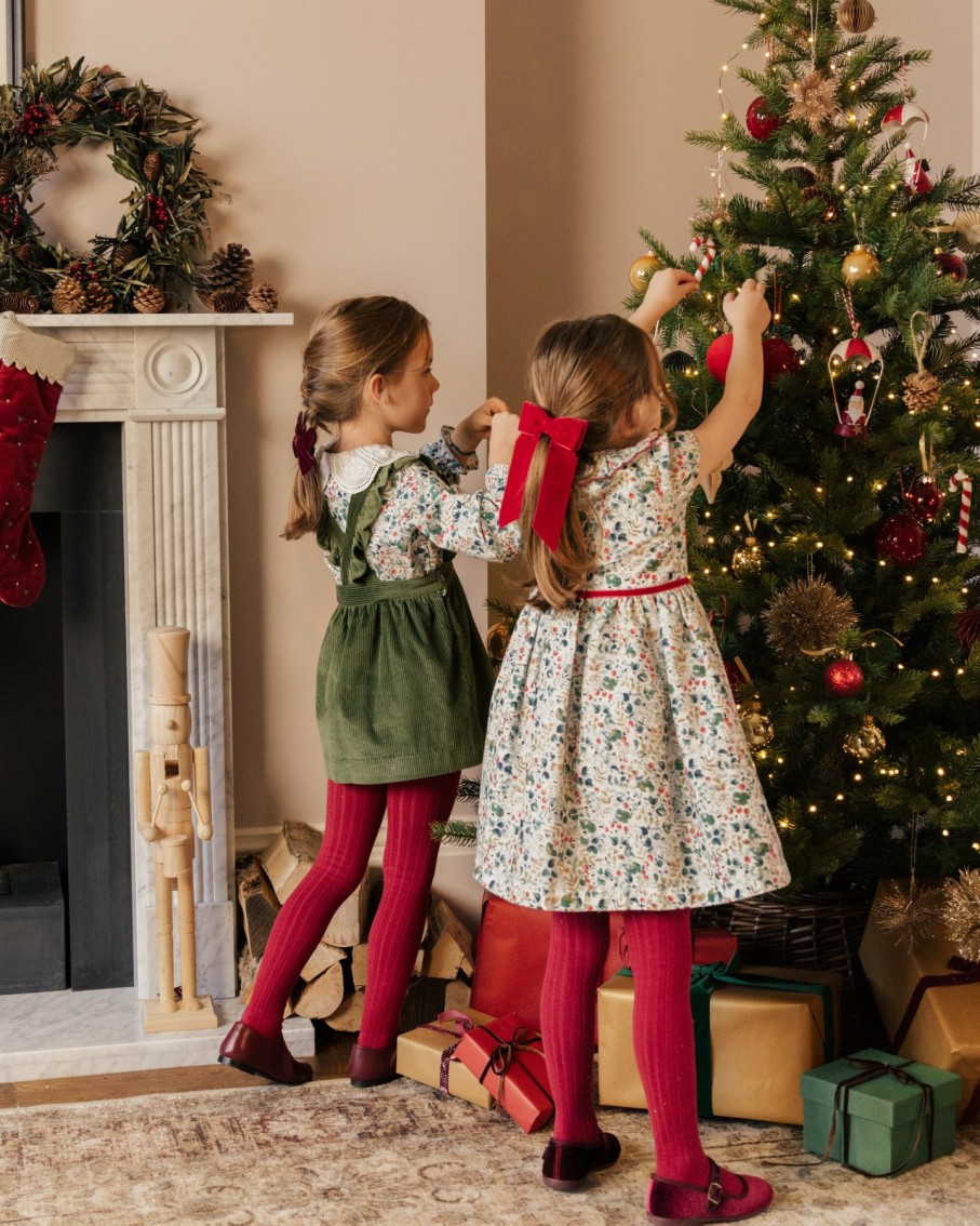 GIRL Amaia Kids | Raisin Dress Christmas Berries