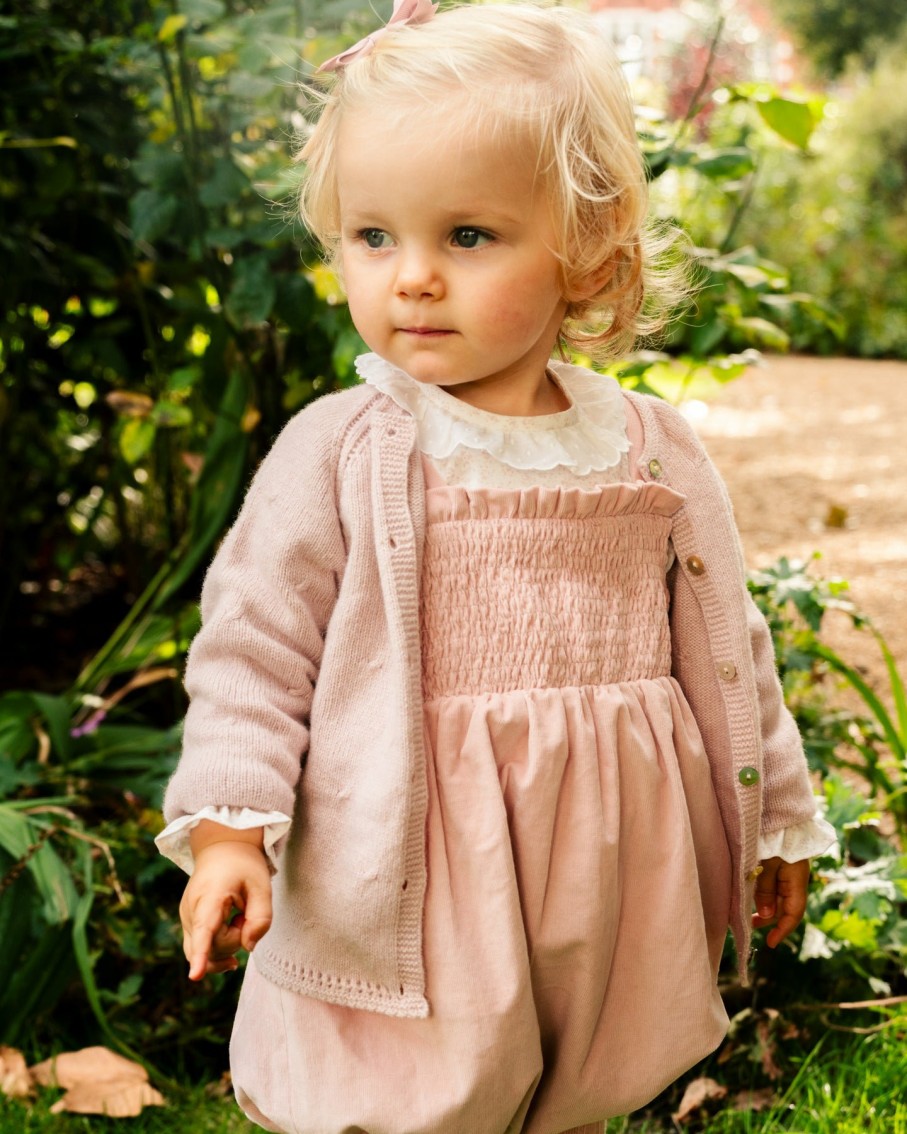 NEWBORN Amaia Kids | Amelia Baby Blouse Dusty Pink Mini Floral