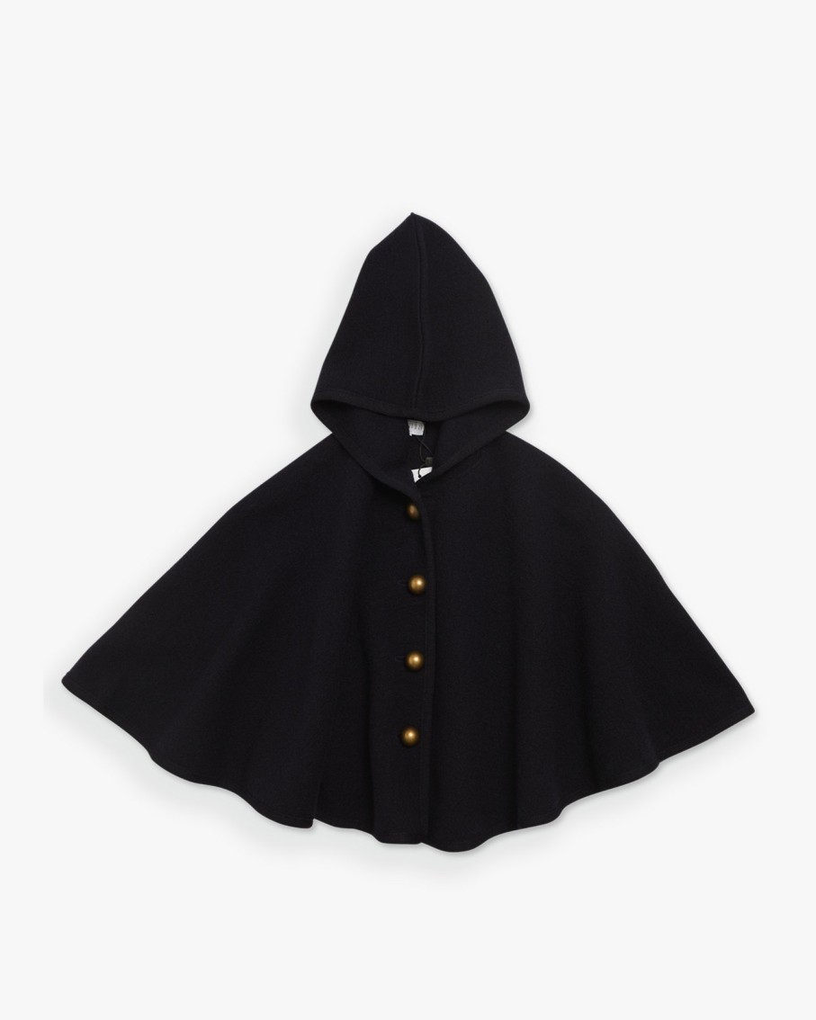 GIRL Amaia Kids | Hooded Cape Navy