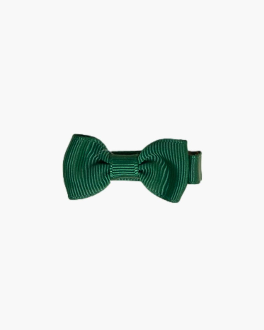 Accessories Amaia Kids | Small Hair Bow Dark Green