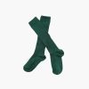 Accessories Amaia Kids | Ribbed High Knee Socks Green