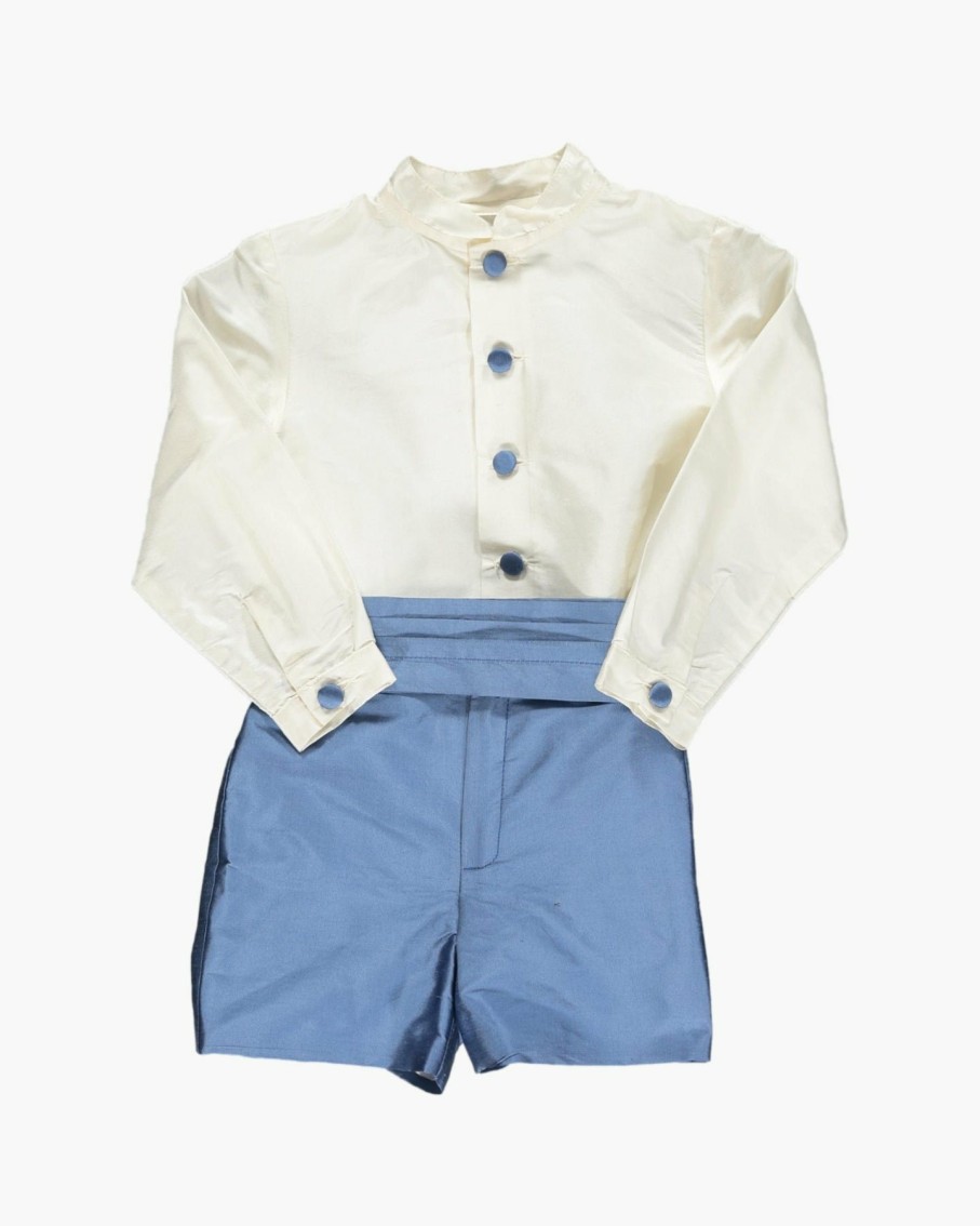 Celebration Amaia Kids | Philipe Shirt Silk Blue