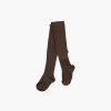 Accessories Amaia Kids | Ribbed Tights - Chocolate