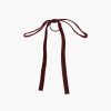 Accessories Amaia Kids | Thin Velvet Hair Tie Burgundy