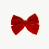 Accessories Amaia Kids | Large Velvet Hairclip Scarlet