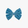 Accessories Amaia Kids | Large Velvet Hairclip Blue