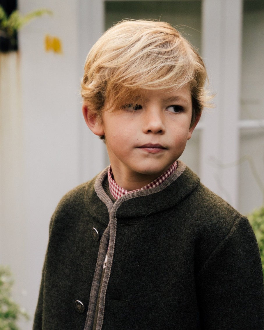 BOY Amaia Kids | Austrian Wool Jacket Moss