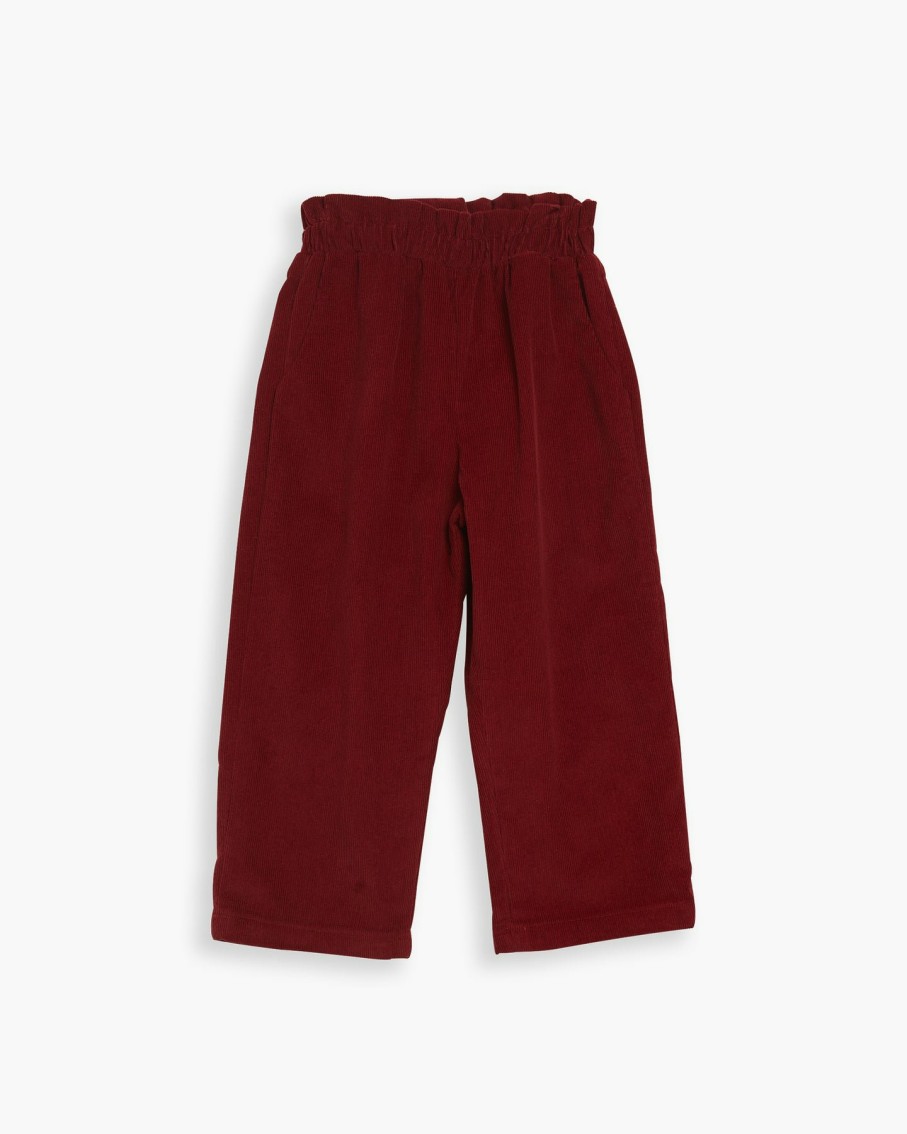 GIRL Amaia Kids | Pippa Trousers Dark Red