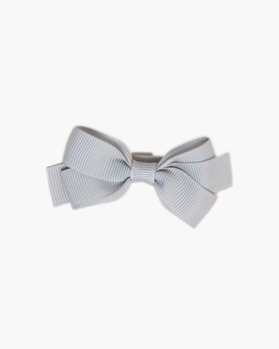 Accessories Amaia Kids | Medium Hair Bow Light Grey