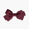 Accessories Amaia Kids | Medium Hair Bow Burgundy