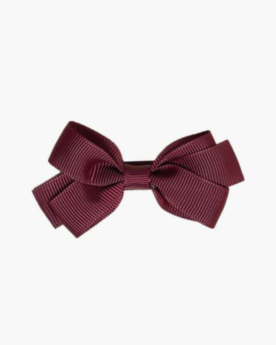 Accessories Amaia Kids | Medium Hair Bow Burgundy