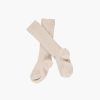 Accessories Amaia Kids | Ribbed High Knee Socks Oat