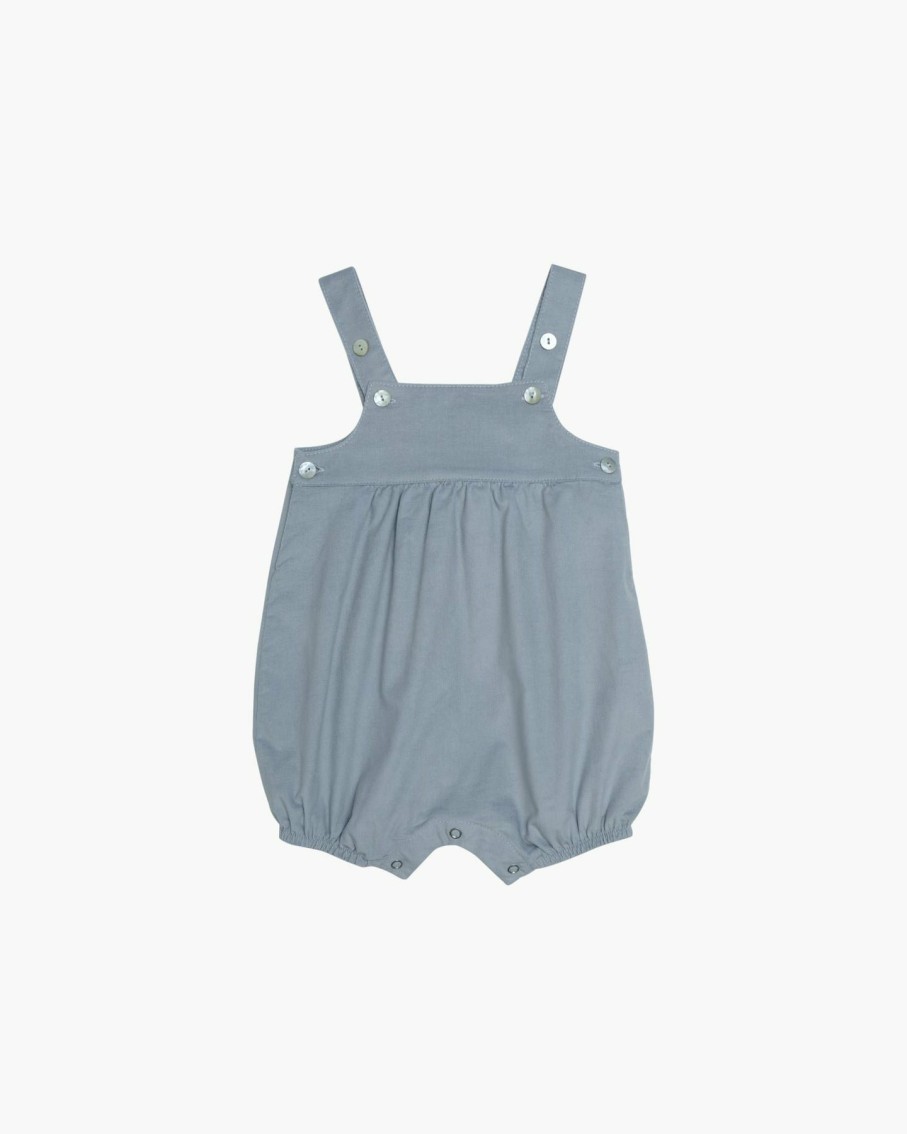 BABY BOY(0M to 3Y) Amaia Kids | Boule Romper Dusty Blue