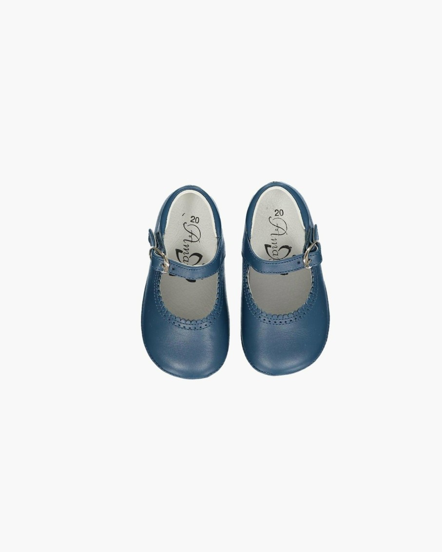 Accessories Amaia Kids | Baby Girl Pram Shoes Denim Blue