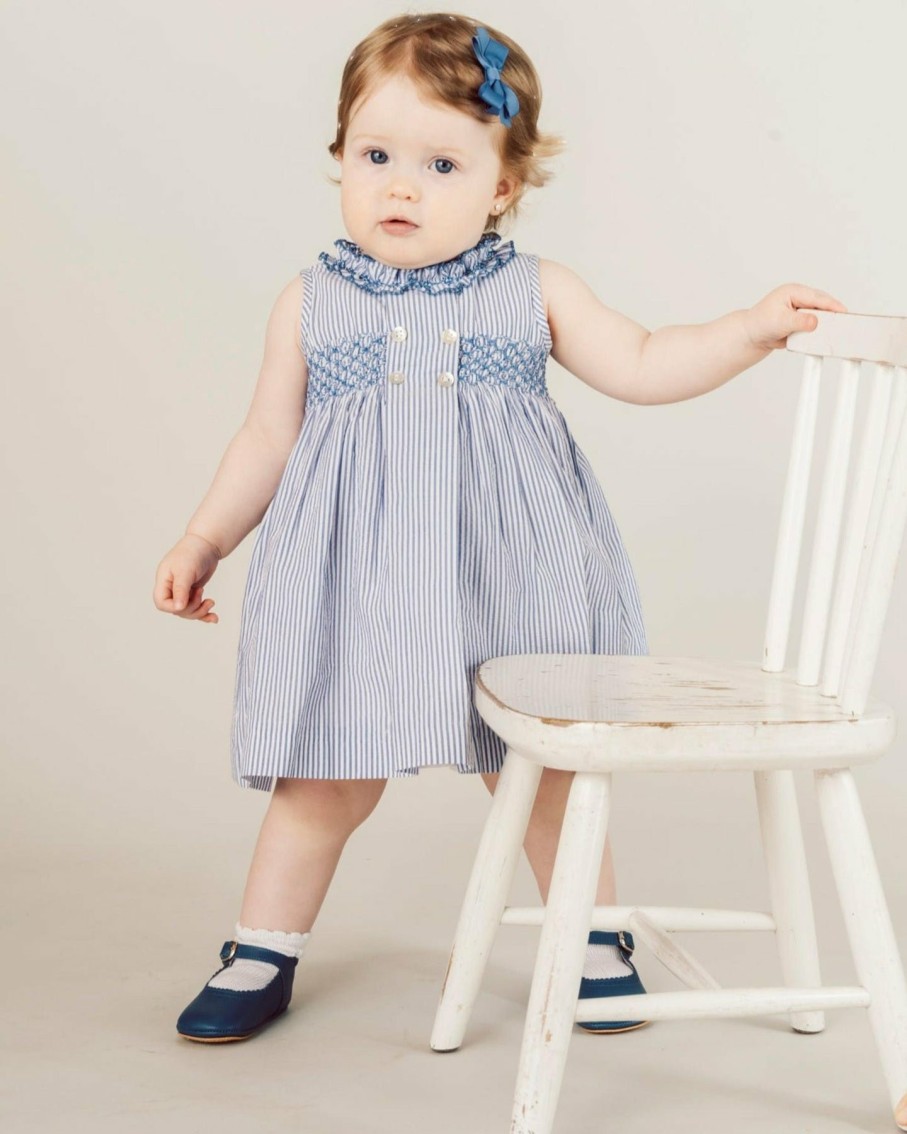 Accessories Amaia Kids | Baby Girl Pram Shoes Denim Blue