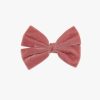 Accessories Amaia Kids | Large Velvet Hairclip Pink