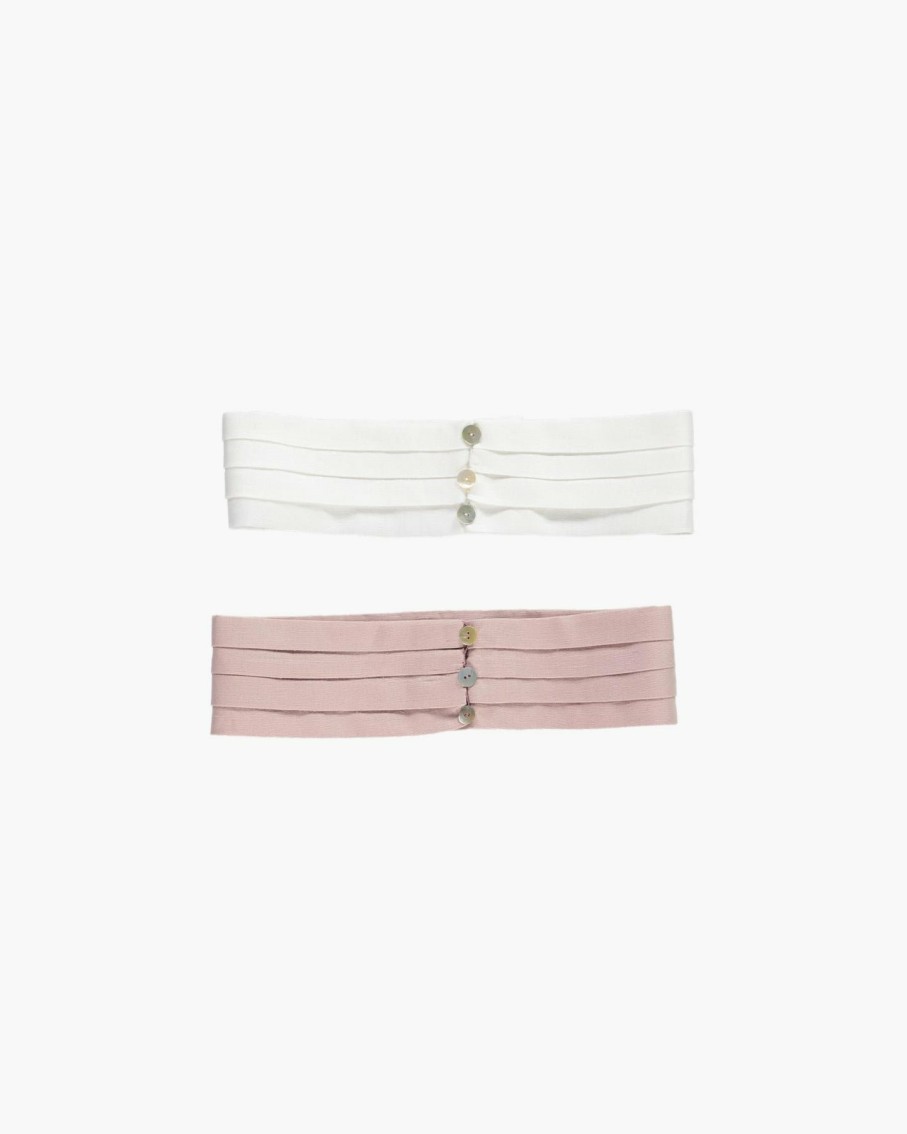 Celebration Amaia Kids | Linen Cummerbund Dusty Pink