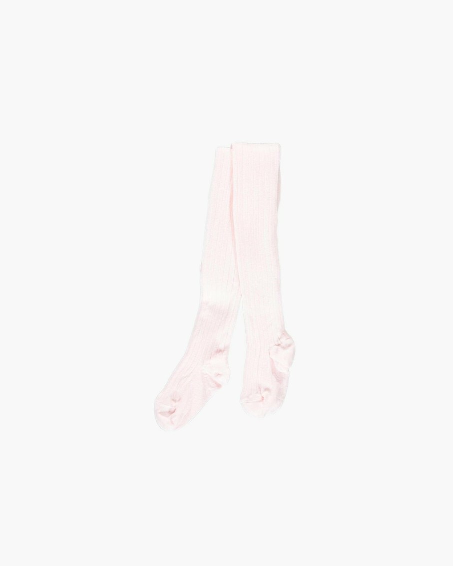 Accessories Amaia Kids | Ribbed Tights - Baby Pink