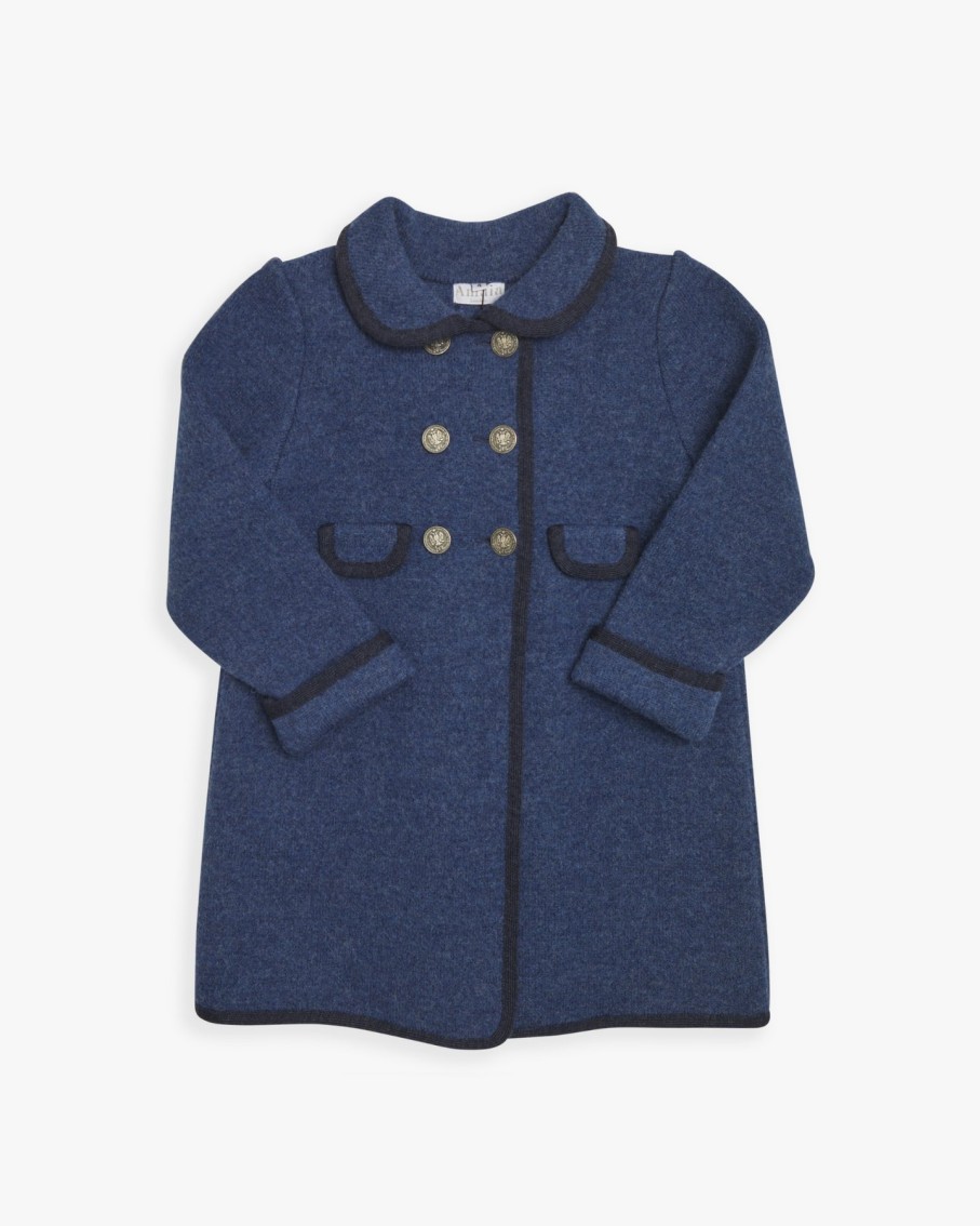 BABY GIRL (0M to 3Y) Amaia Kids | Razorbil Coat Blue