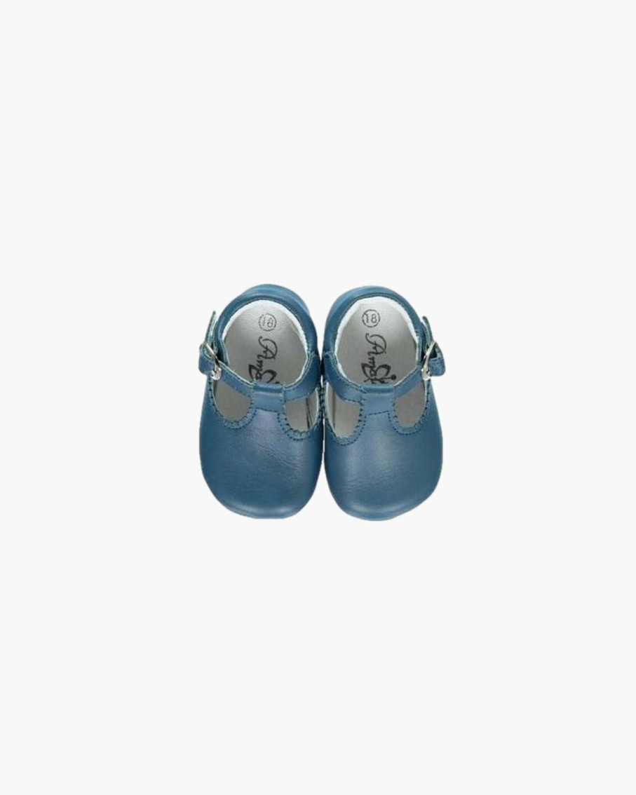 Accessories Amaia Kids | Baby Boy Pram T-Bar Shoes Denim