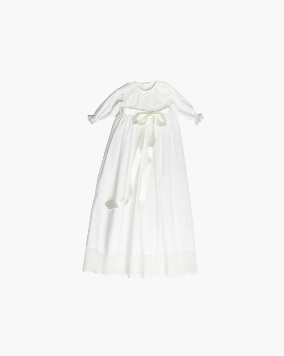 Celebration Amaia Kids | Traditional Christening Gown With Lace Collar