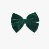 Accessories Amaia Kids | Large Velvet Hairclip Green