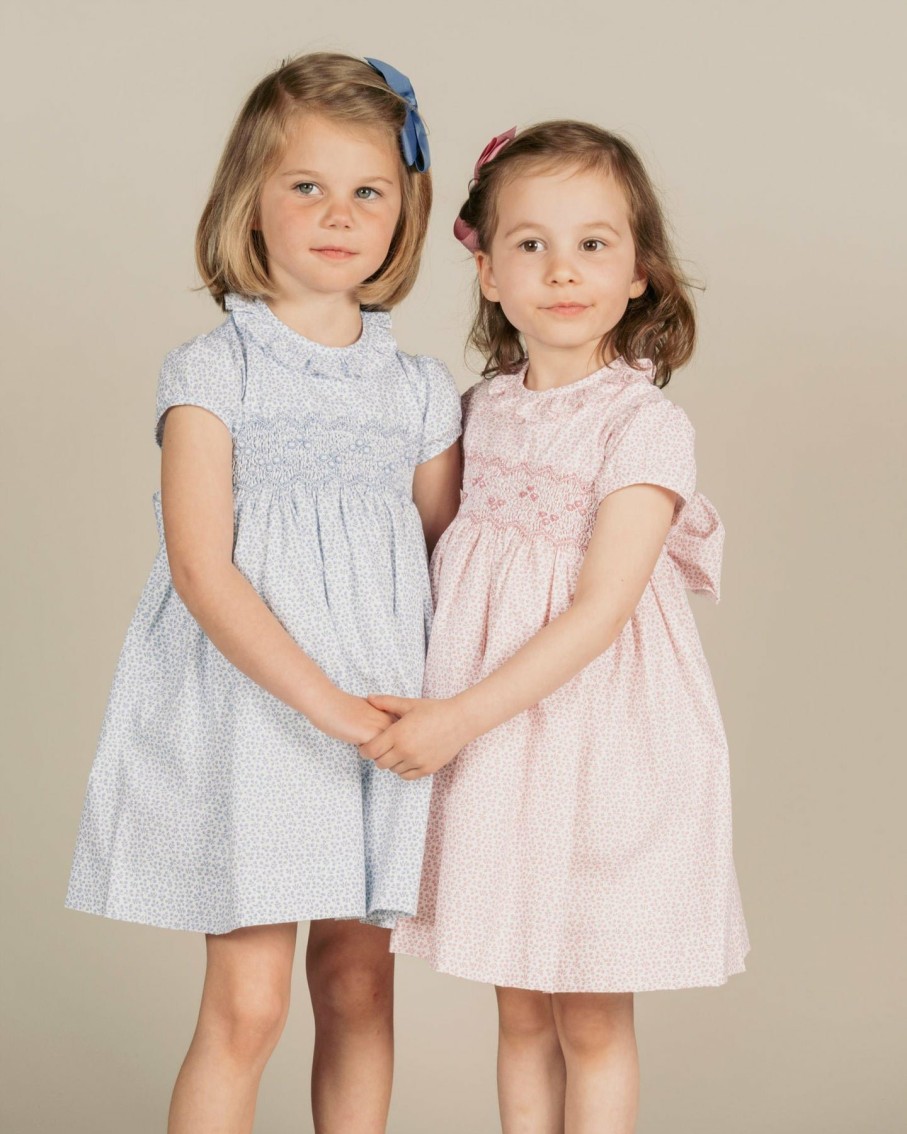 GIRL Amaia Kids | Moohren Dress Minifloral Blue