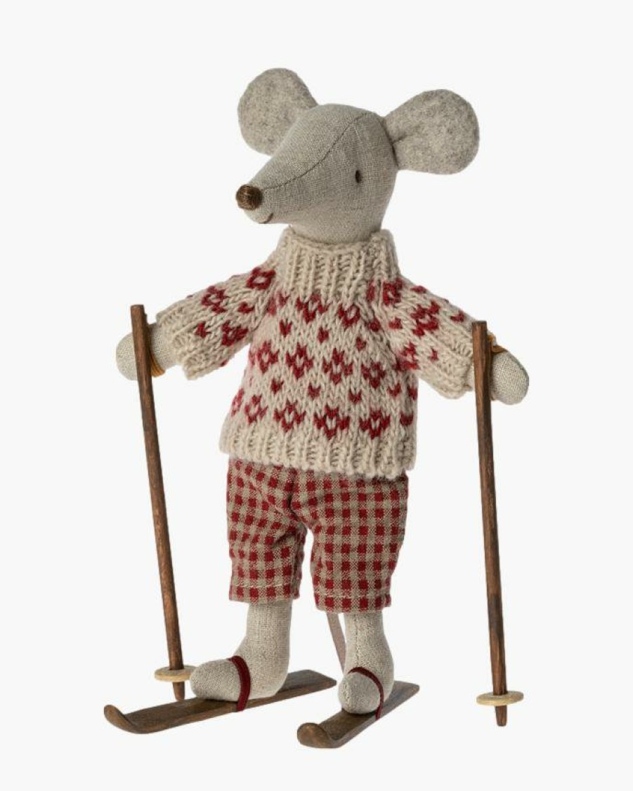 NEWBORN Amaia Kids | Winter Mouse With Ski Set, Mum