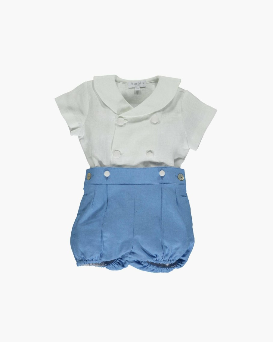 Celebration Amaia Kids | Basil Baby Set Blue Linen