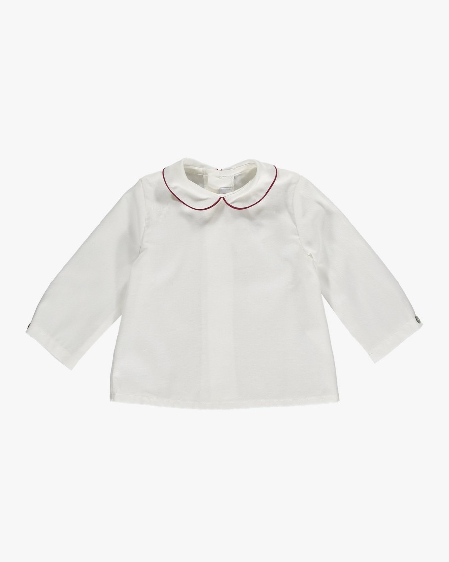 BABY BOY(0M to 3Y) Amaia Kids | Mallard Shirt Dark Red