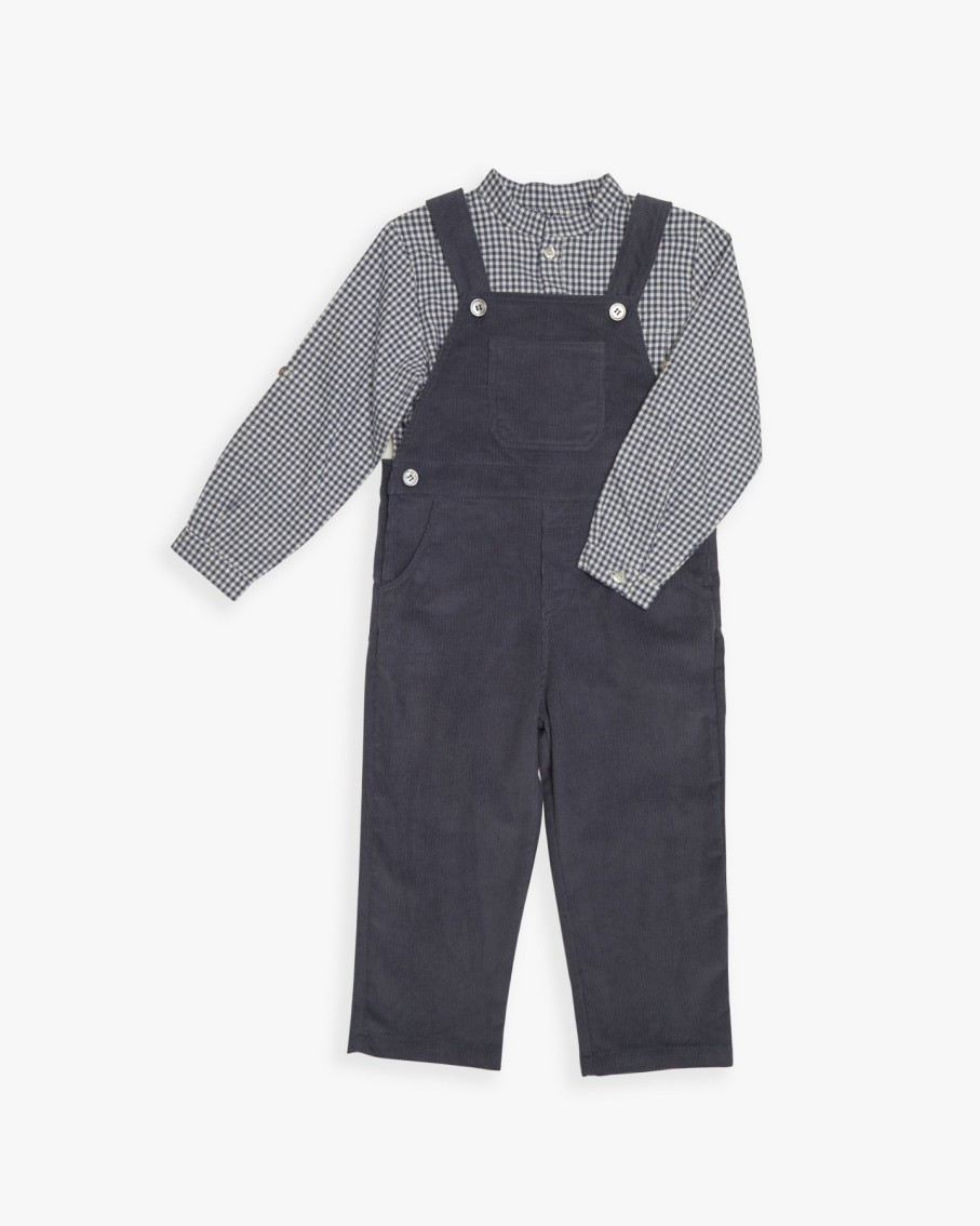 BOY Amaia Kids | Oscar Dungaree Blue Corduroy