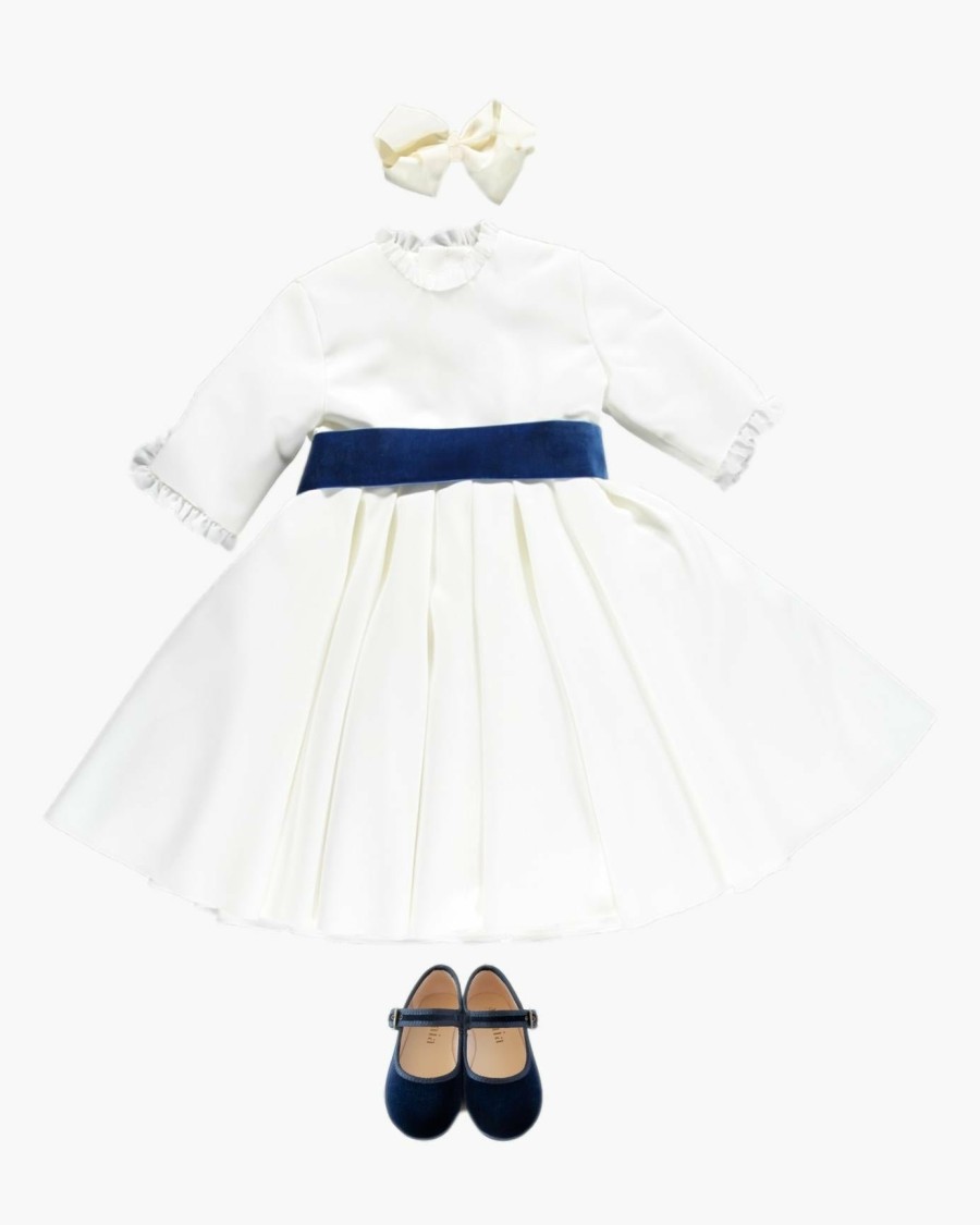 Celebration Amaia Kids | Eugenie Dress Velvet Blue