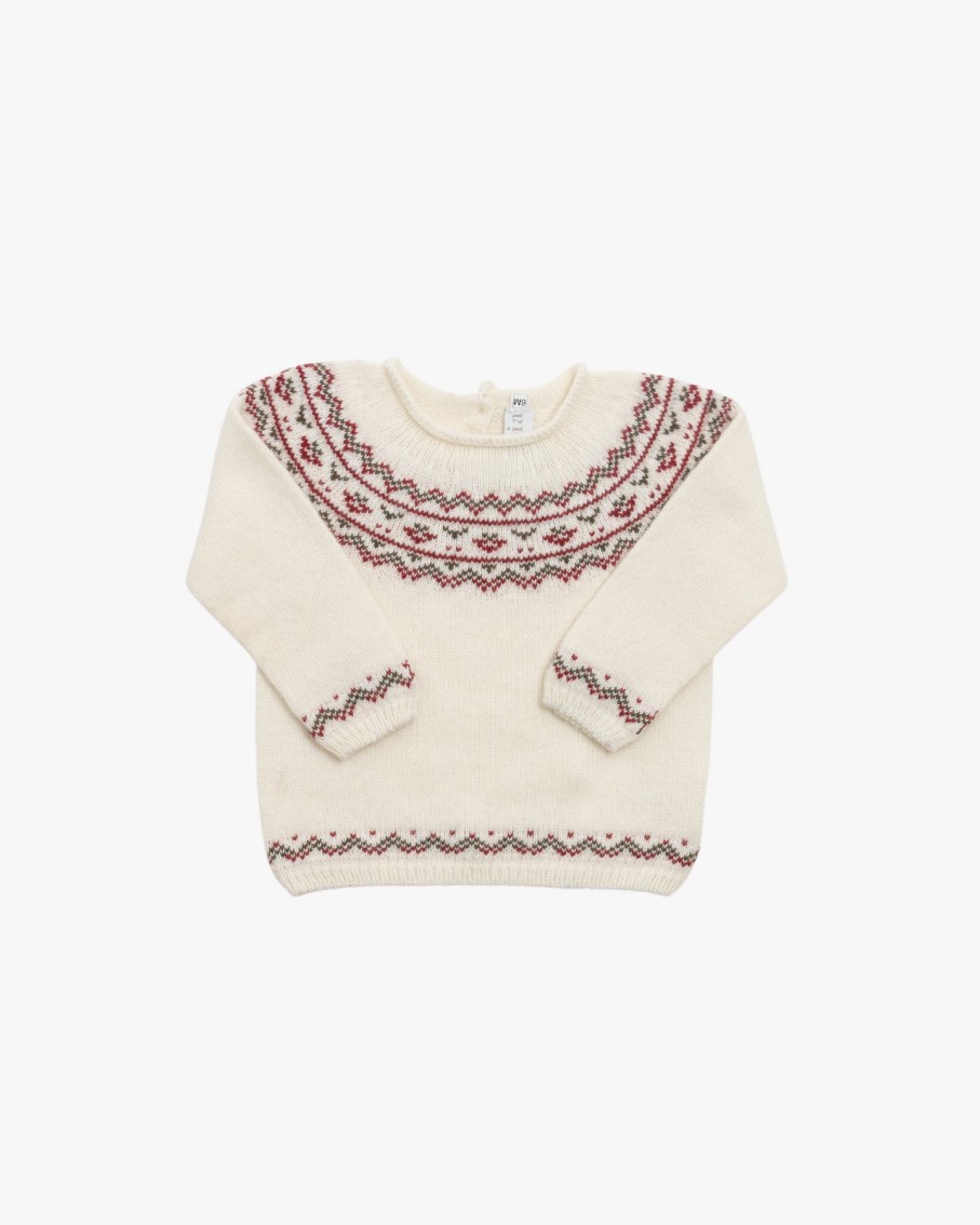 NEWBORN Amaia Kids | Andrea Fairisle Cream Jumper