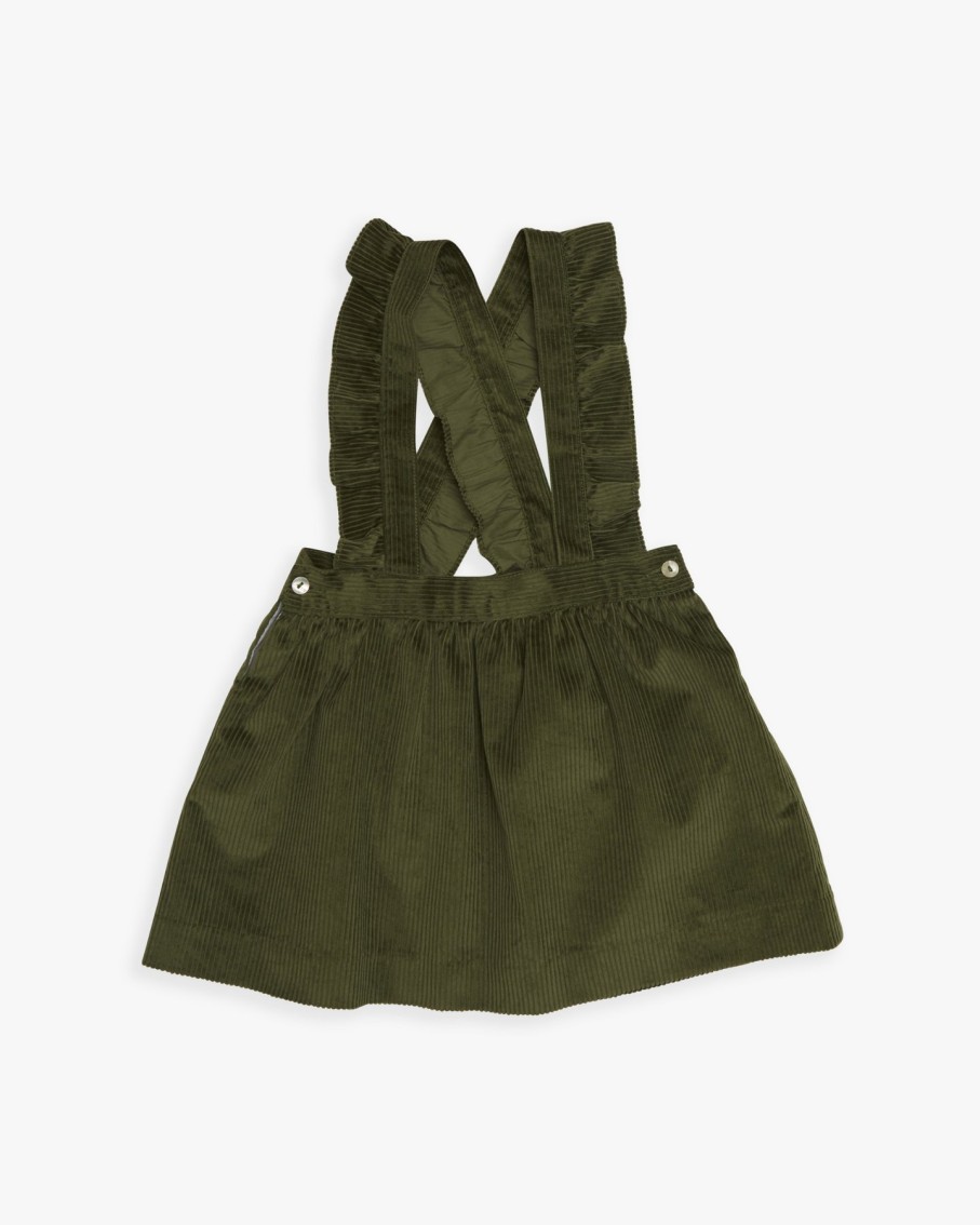 GIRL Amaia Kids | Mai Skirt Green Corduroy