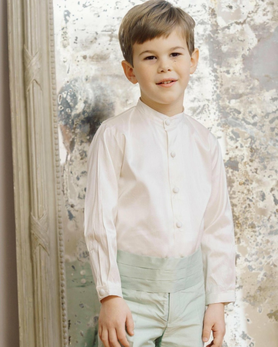 Celebration Amaia Kids | Louis Short Silk Mint